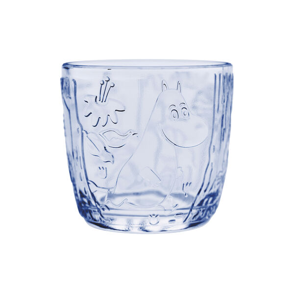 Mumi glas 2 stk., aqua, Moomin Arabia