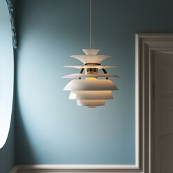 PH Snowball, soft white/brass metallised, Louis Poulsen