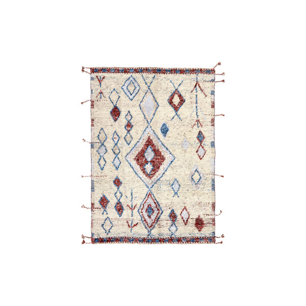 Tribe gulvt&aelig;ppe, ivory red, Rezas