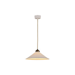 Cobb Large Pendant, antique brass, Original BTC