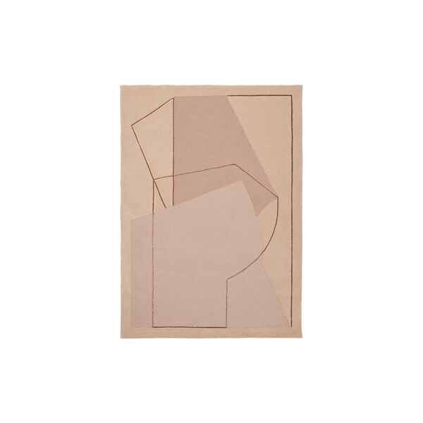 Furbo gulvt&aelig;ppe, rose, Linie Design