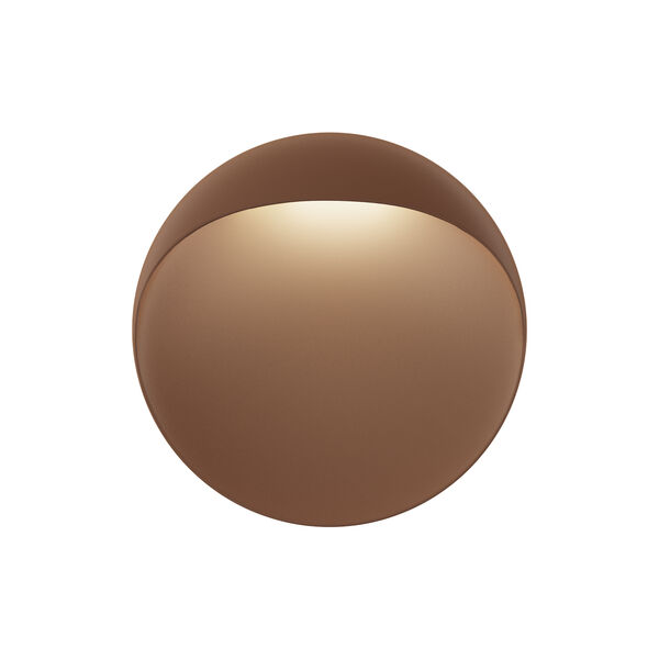 Flindt væglampe S, corten, Louis Poulsen