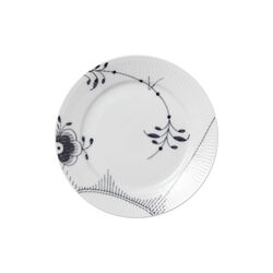 Sort Mega Riflet tallerken nr. 2 Ø 22 cm, Royal Copenhagen