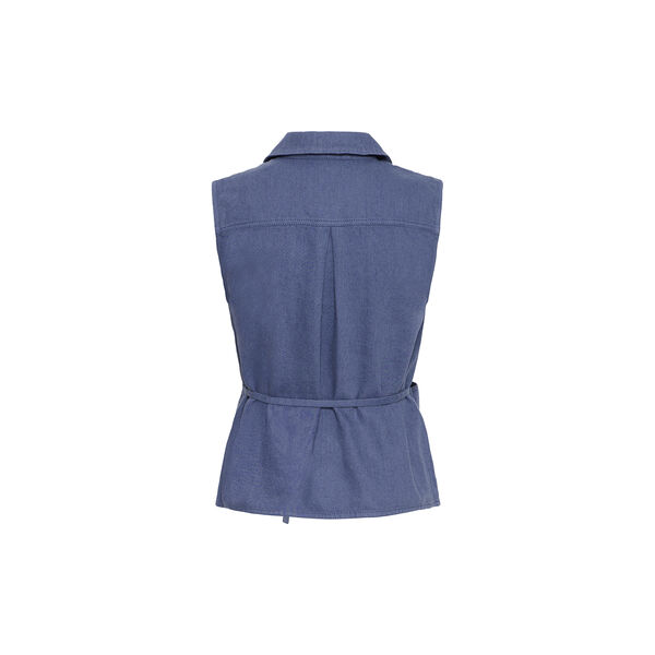 IRKUNIS Waistcoat, blue indigo, Atelier R&ecirc;ve