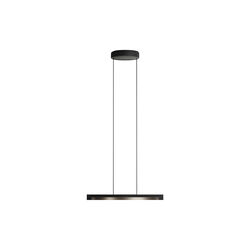 INLAY S3 DISC pendel, matt black/satin gold, LIGHT-POINT