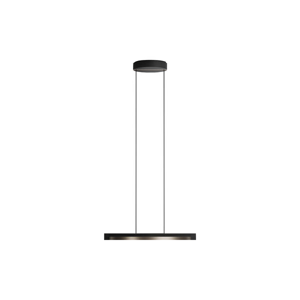 INLAY S3 DISC pendel, matt black/satin gold, LIGHT-POINT