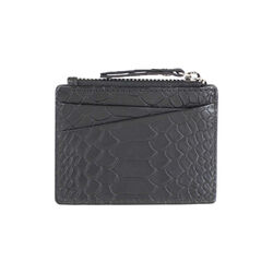 Frey Zip Card Holder, snake black, Markberg