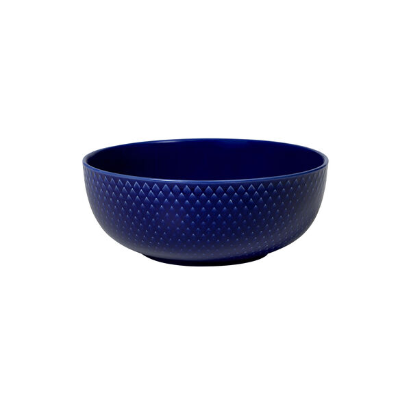 Rhombe Color skål, mørk blå, Lyngby Porcelæn