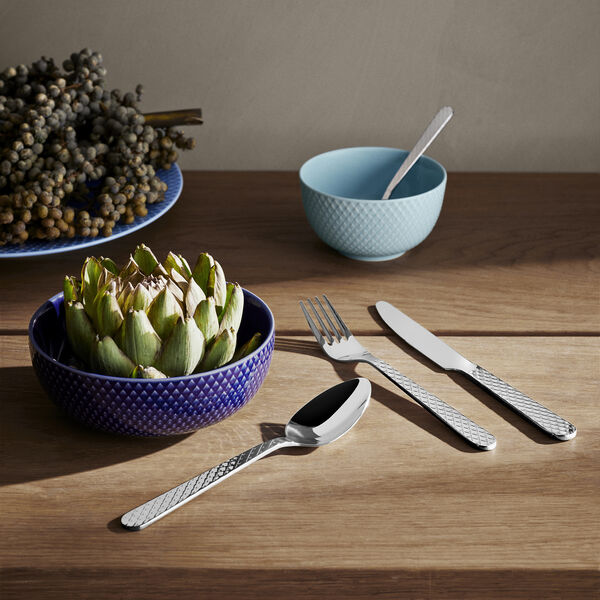 Rhombe Bestiks&aelig;t 16 stk., Lyngby Porcel&aelig;n