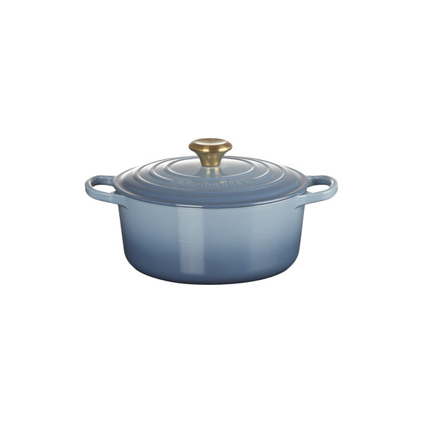 Signature rund st&oslash;bejernsgryde &Oslash; 24 cm, chambray, Le Creuset