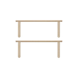 Camp Novel | Eg | Sengehest | 2 Stk., Oliver Furniture