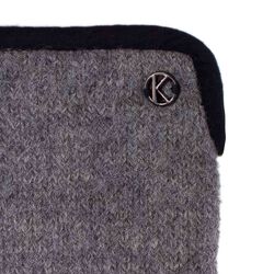 Sasha strikhandske, light grey melange, Kessler