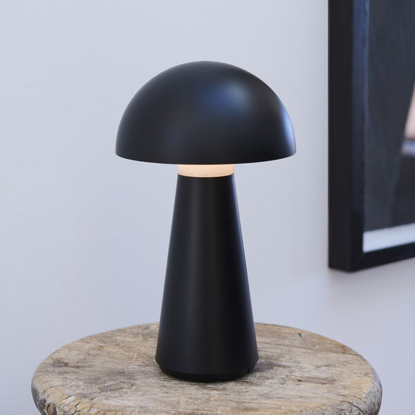 Sam genopladelig lampe, black, Sirius Home