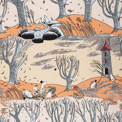 Mumidagen 2026 Pudebetr&aelig;k 60x63 cm, Moomin Arabia
