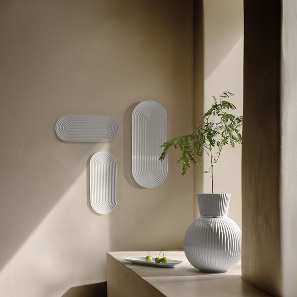 Lyngby Tura Ovalt serveringsfad Small, Lyngby Porcel&aelig;n