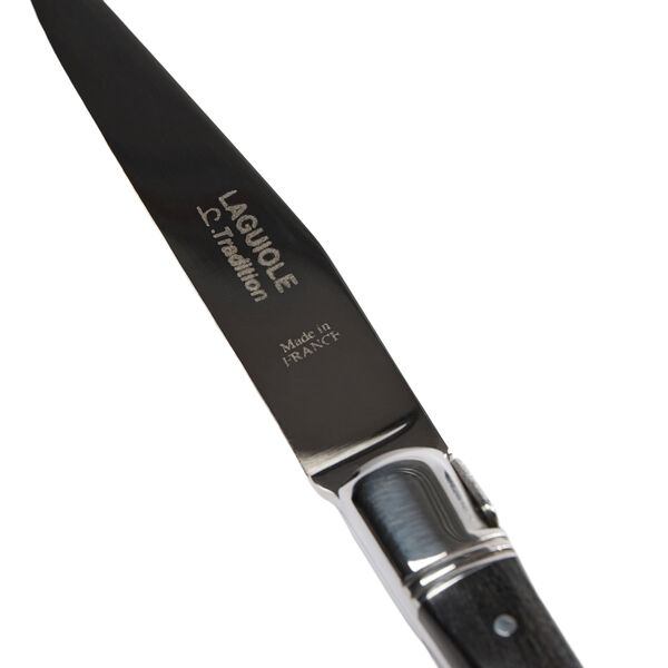 Steakkniv, ibenholt Steakkniv, ibenholt, Laguiole Tradition