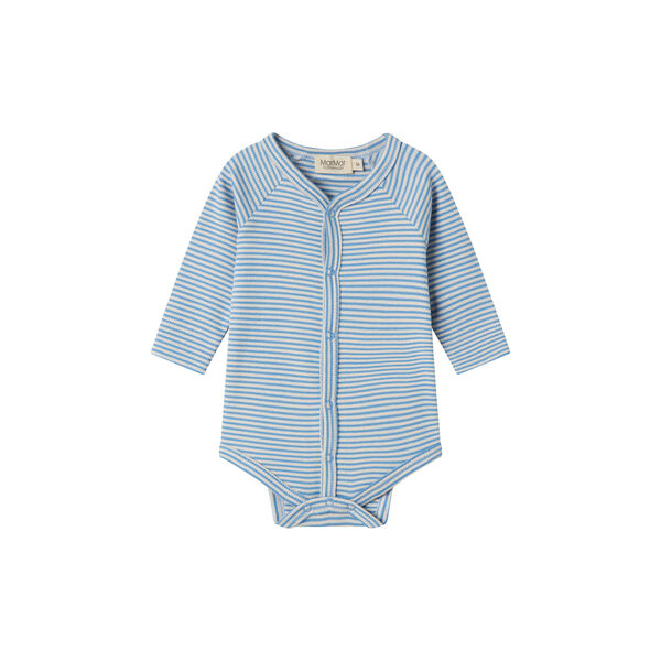 Bruno LS Bodysuit, blue stripe, MarMar Copenhagen