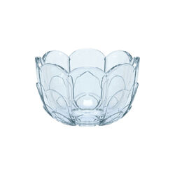 Lily fyrfadsstage, blue iris, Holmegaard