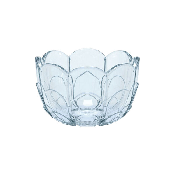 Lily fyrfadsstage, blue iris, Holmegaard