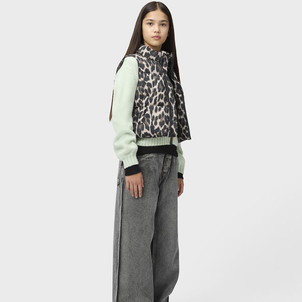 Hester Vest, brushed leo, Molo