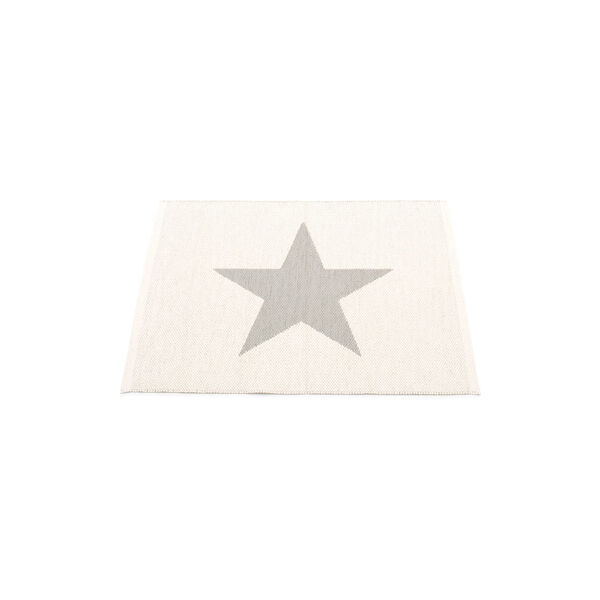 Viggo gulvl&oslash;ber, warm grey/vanilla, Pappelina