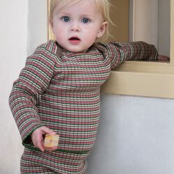 Baby Rib Blouse | Deer Stripe | Bluse, Serendipity