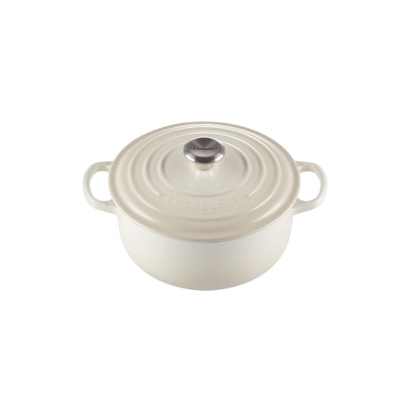 Signature rund st&oslash;bejernsgryde &Oslash; 20 cm, meringue, Le Creuset