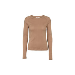 Arense LS Tee, portobella, Basic Apparel