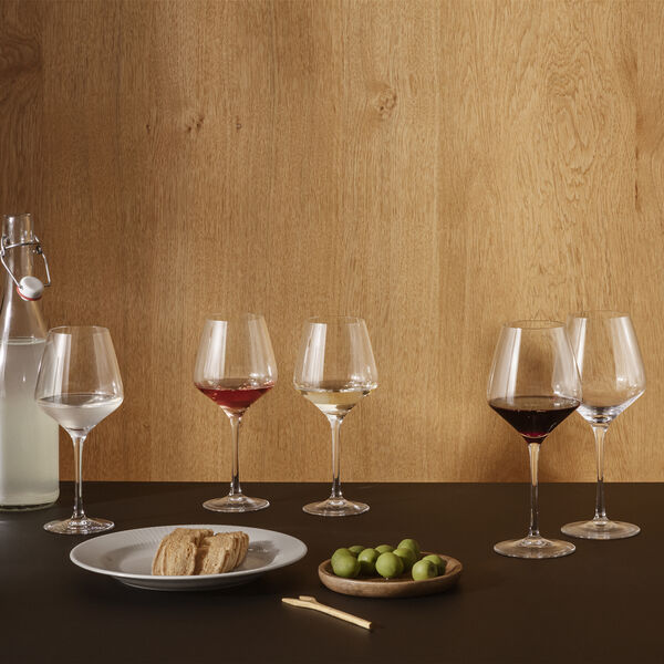 Legio Nova r&oslash;dvinsglas 6 stk., Eva Trio