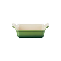 Heritage rektangulært fad 19 cm, bamboo green, Le Creuset