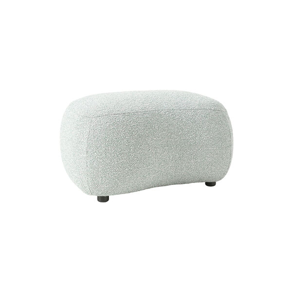 Alba Sofa Pouf, boucl&eacute; light blue, Westwing Collection