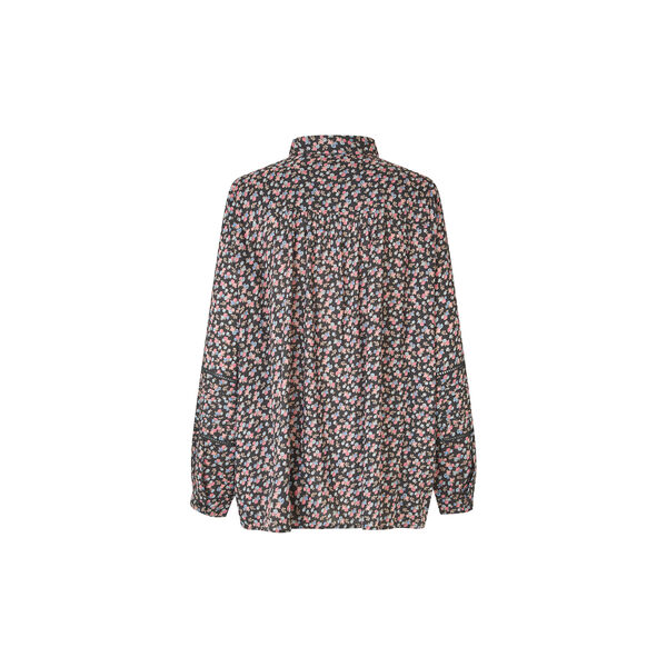 LariLL Shirt LS, washed black LariLL Shirt LS, washed black, Lollys Laundry