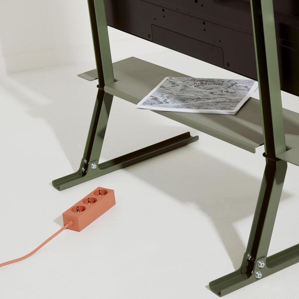 Bendy Tall Stand, mossy green, Pedestal