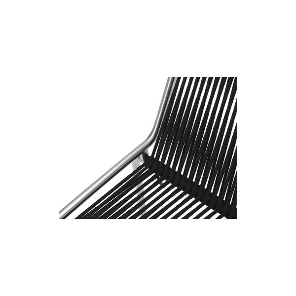 Noel Chair, steel/black linen Noel Chair, steel/black linen, Thorup Copenhagen