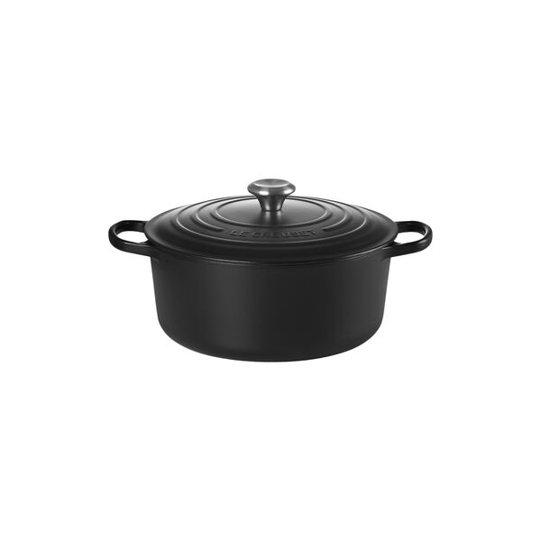 Signature rund st&oslash;bejernsgryde &Oslash; 28 cm, matte black, Le Creuset