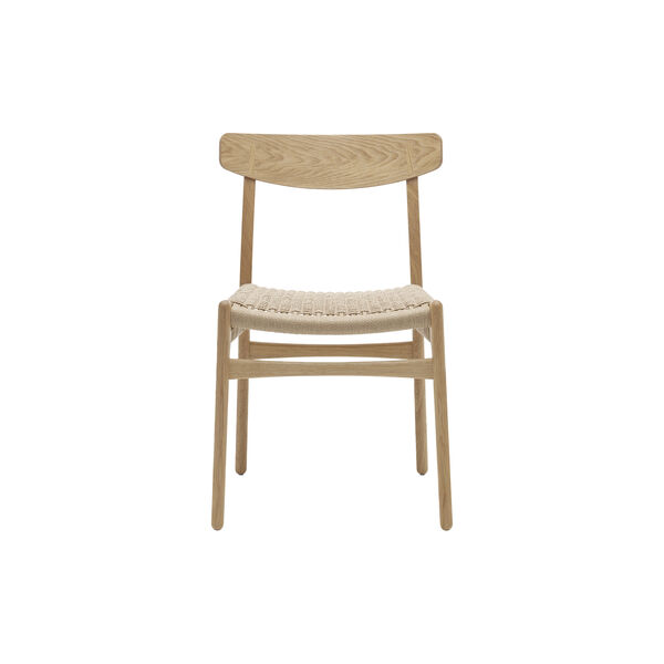 CH23 spisebordsstol, lakeret eg/natur, Carl Hansen & Søn