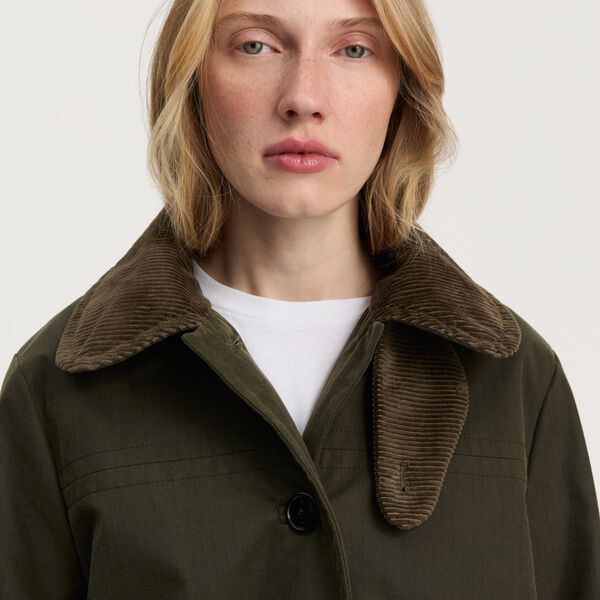 Jamie Jacket Ripstop Oilskin, archive olive, Aiayu