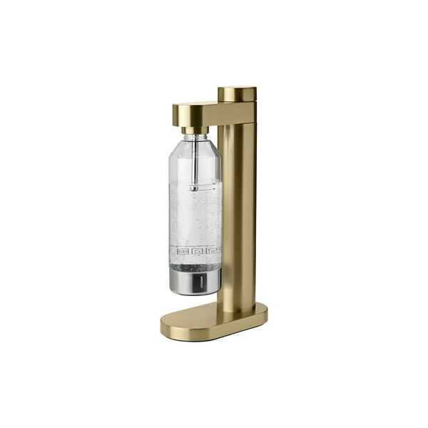 Brus kulsyremaskine, brushed brass, Stelton