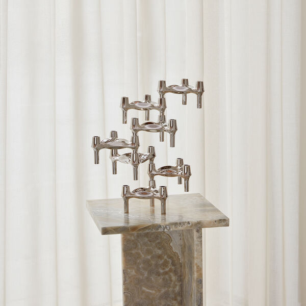 BMF lysestage, krom, STOFF Nagel