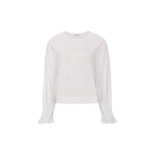 ESRusso LS Blouse, white, esmé studios