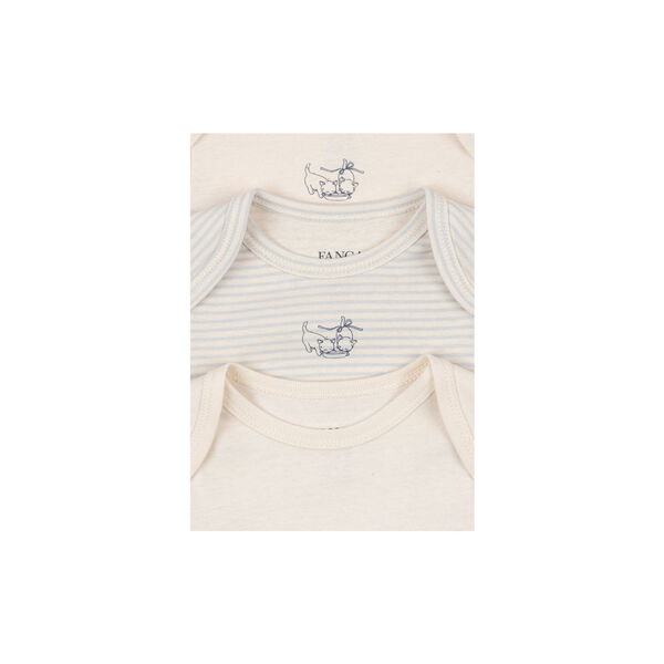 Fio Stripe 3-pack LS Body, blue mix, Konges Sløjd