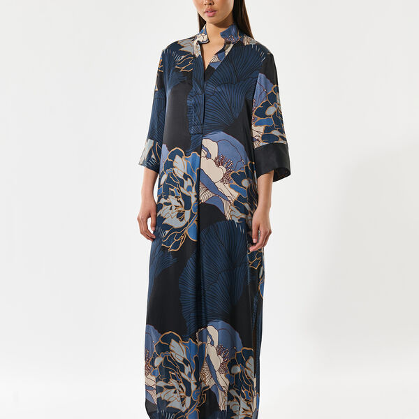 HelgaDEA Dress Maxi, alepidia blue, Dea Kudibal