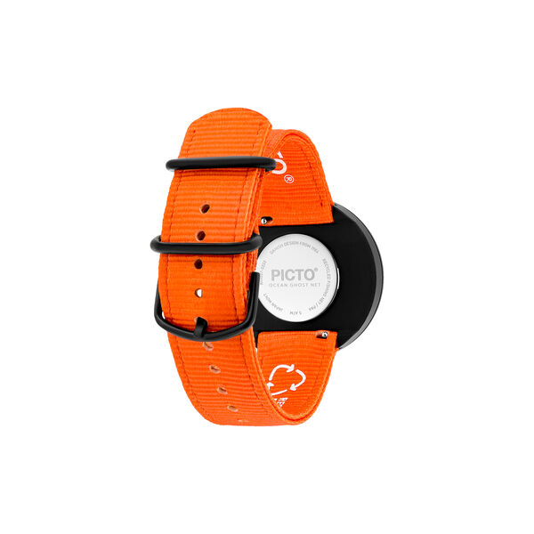 PICTO armbåndsur, signal orange/matt black/signal orange, PICTO