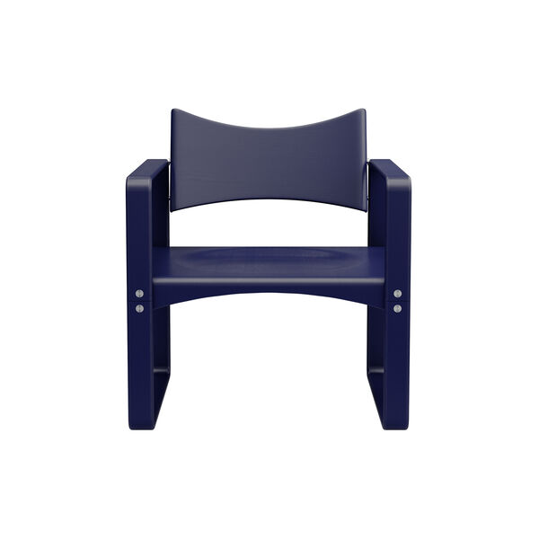 270 F loungestol, klein blue, Verpan