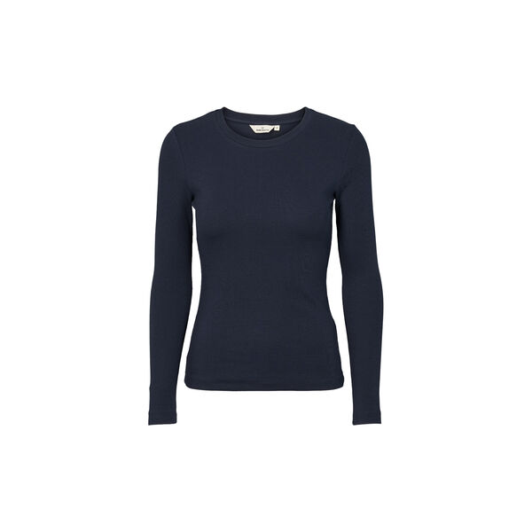 Ludmilla LS Tee, sky captain, Basic Apparel