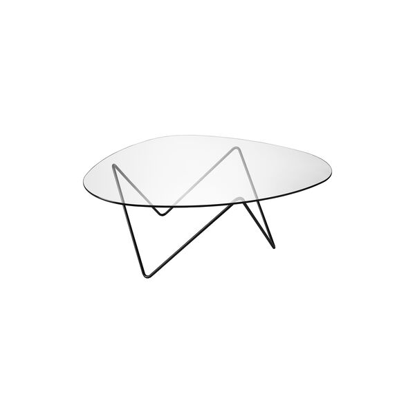 Pedrera Coffee Table, black semi matt, GUBI
