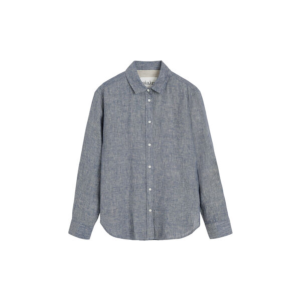Paulina Shirt Linen, night sky, Aiayu