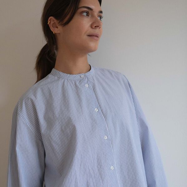 ISOLDE SKJORTE, clear stripe, Studio Feder