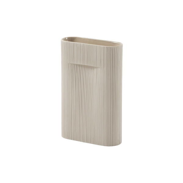 Ridge Vase, beige, Muuto