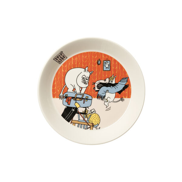 Ferieklar Tallerken &Oslash; 19 cm, Moomin Arabia
